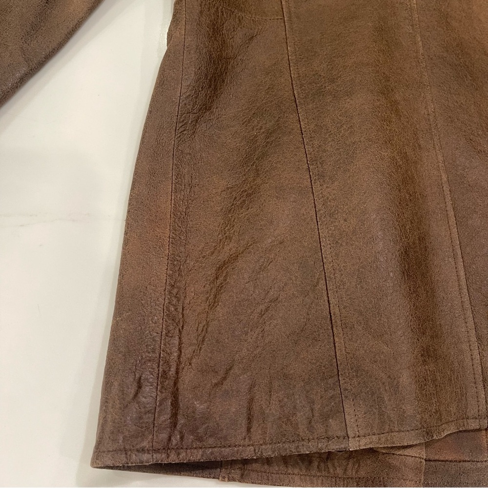 Sundance Brown Leather Women's Jacket - Picture 12 of 15